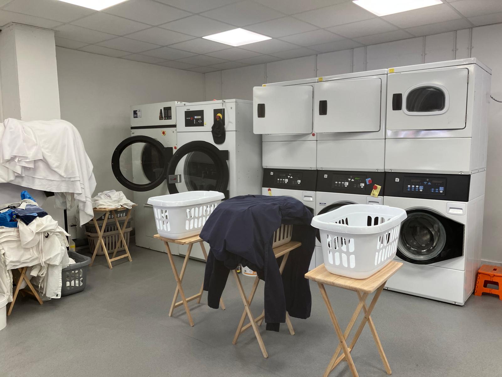 WashemPress facility with professional washing machines